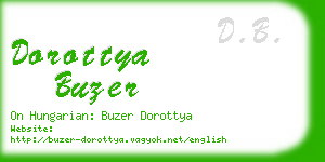 dorottya buzer business card